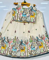 Innovative Desirable Pure Cotton Silk Lehengha Choli