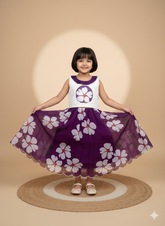 Pure Georgette With Sifali Work Kids Lahenga Choli