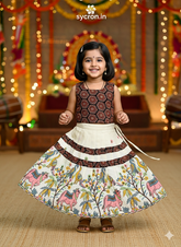 Navratri Special Pure Cotton Fabric With Embroidery work Lahenga Choli