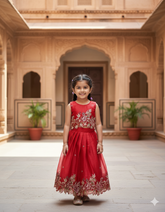 Innovative Jimmy-chu Beautiful Embroidery work Fabric Lahenga Choli