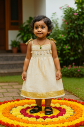 Special Pure Cotton Fabric Embroidery Kids Top