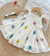 Graceful Pure Cotton Fabric Kids Frocks
