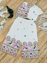 Super Hit Embroidery Work on Khadi Cotton Fabric Kids Cord-Set