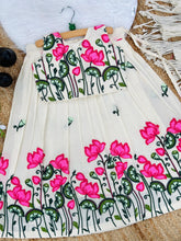 Trending Pure Cotton Fabric Chain work Embroidery Lahenga Choli