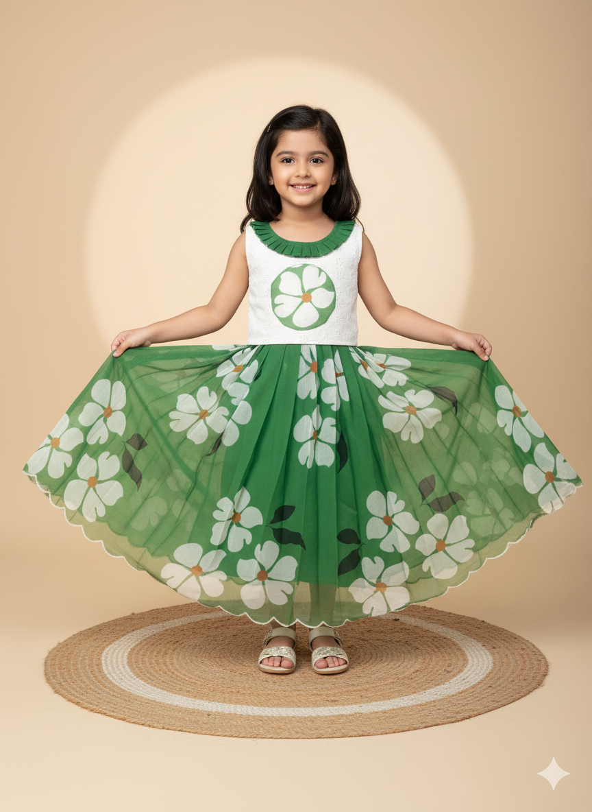 Pure Georgette With Sifali Work Kids Lahenga Choli