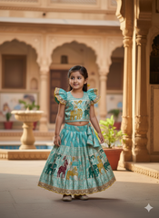 Trending Dola Silk Fabric Lahenga Choli for Girls