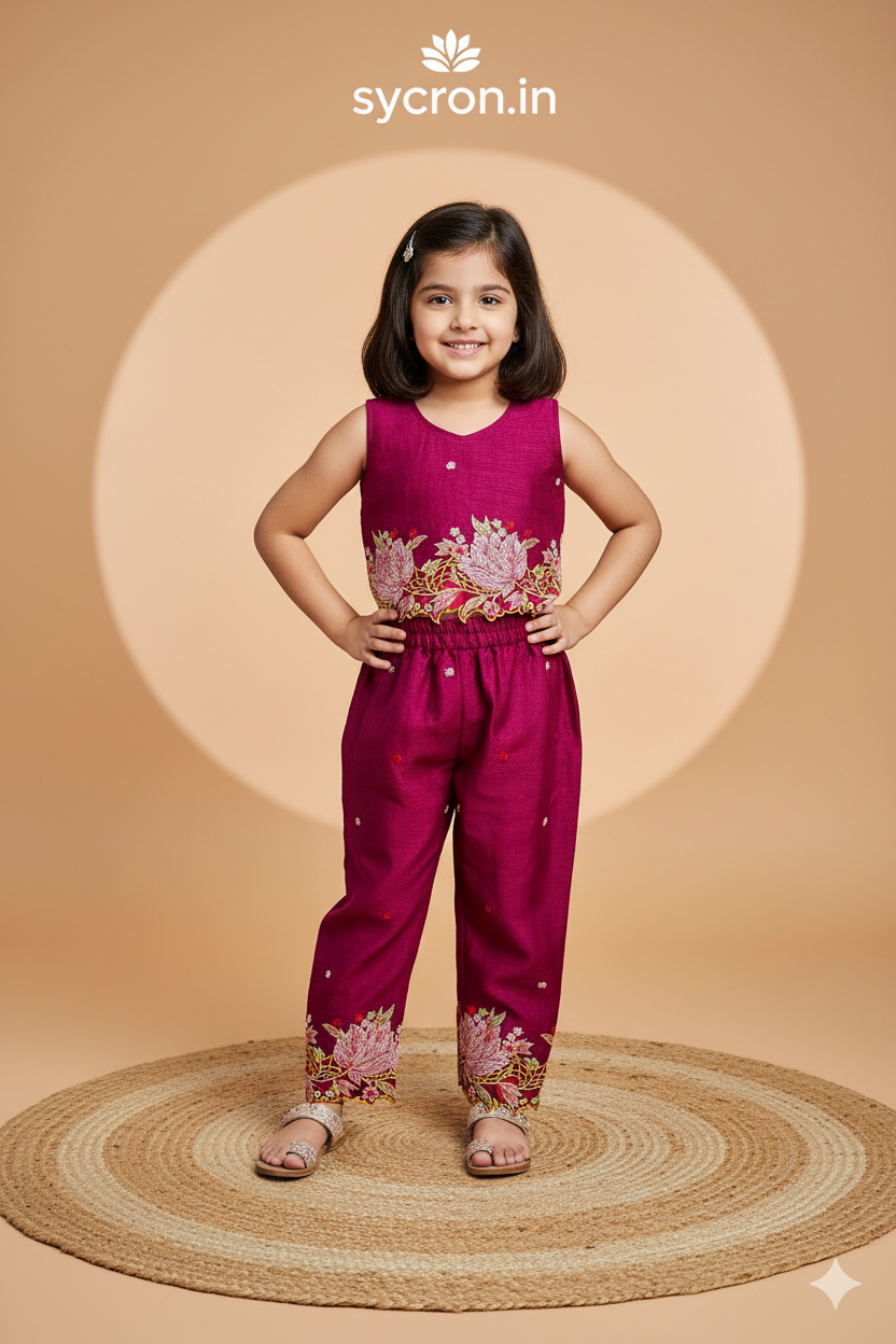 Innovative Jimmy-chu Beautiful Embroidery work Fabric Cord Set
