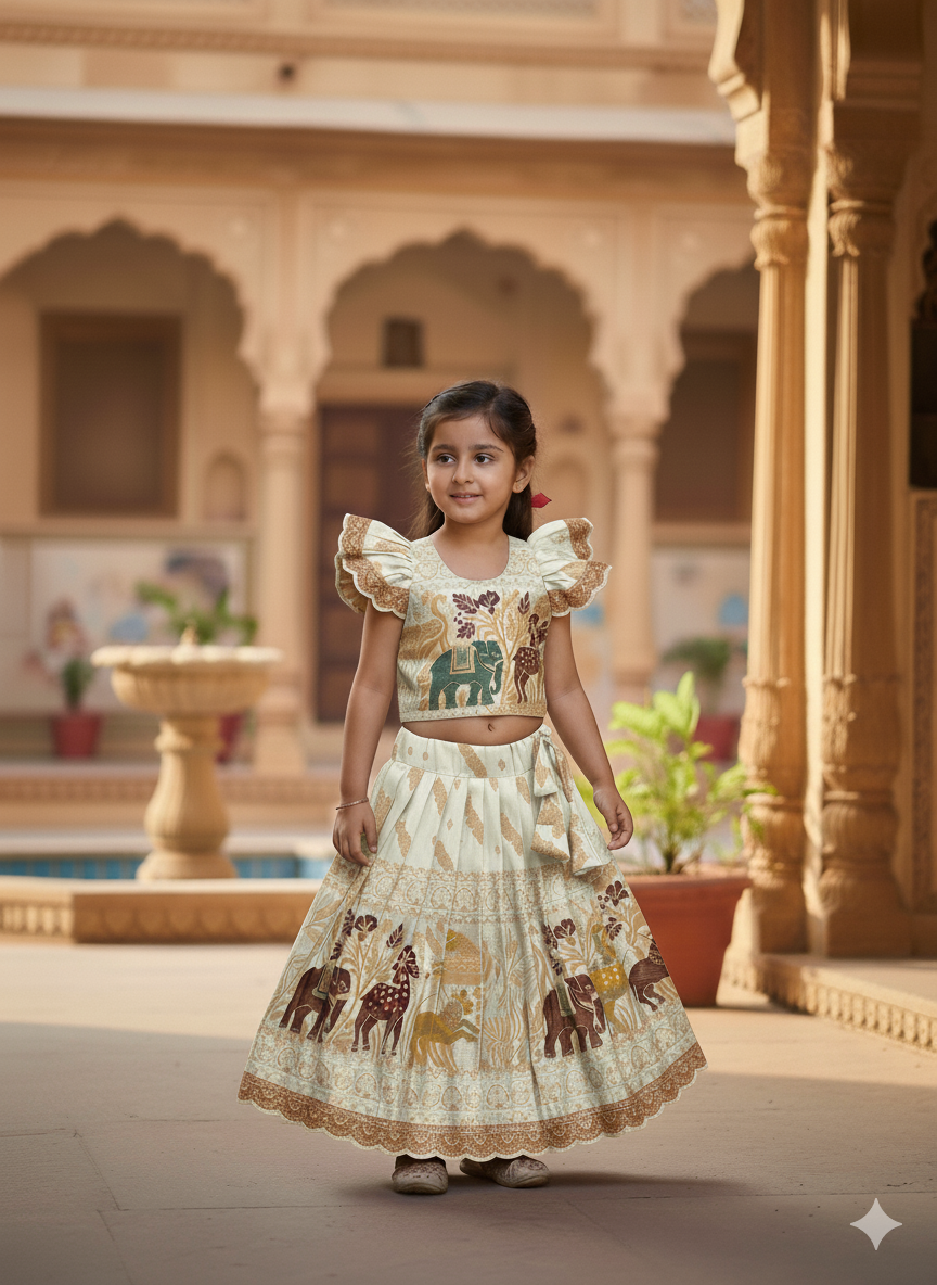 Trending Dola Silk Fabric Lahenga Choli for Girls