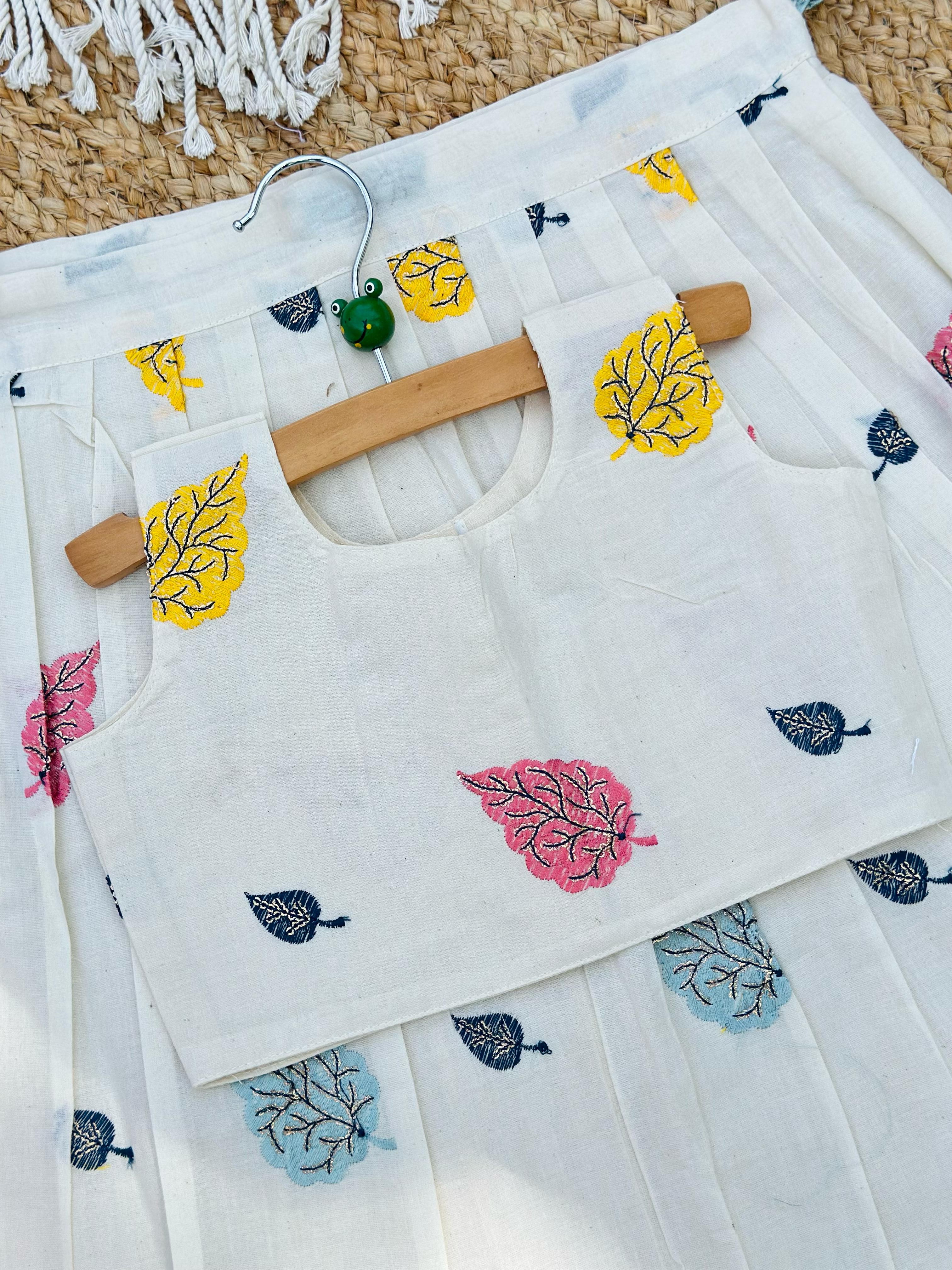Luxury Trending Cotton Fabric work Lahenga Choli (Copy)
