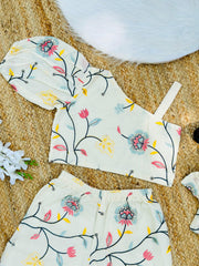 Effortless Premium Cotton Silk Embroidery work Cord-set