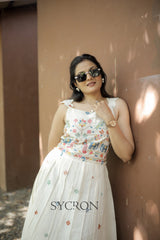 Magestic Embroidery Work On Pure Khadi Cotton Fabric maxi Frock
