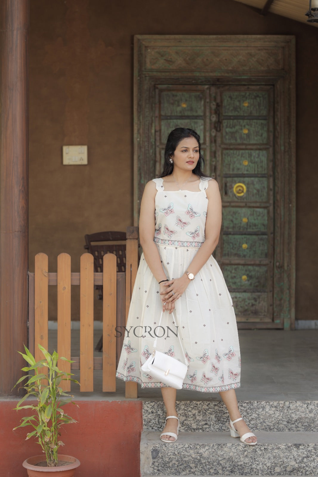 Stunning Embroidery Work On Pure Khadi Cotton Fabric maxi Frock