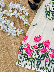 Trending Pure Cotton Fabric Chain work Embroidery Lahenga Choli