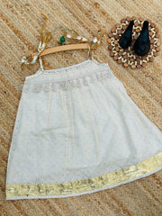 Special Pure Cotton Fabric Embroidery Kids Top