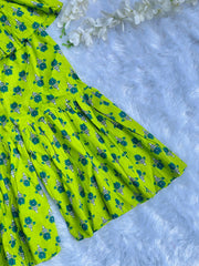 Exquisite Pure Cotton Print Kids Cord-Set