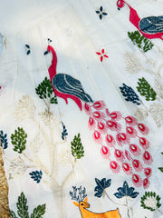 Innovative Summer Special Khadi Cotton Fabric Kids Frock
