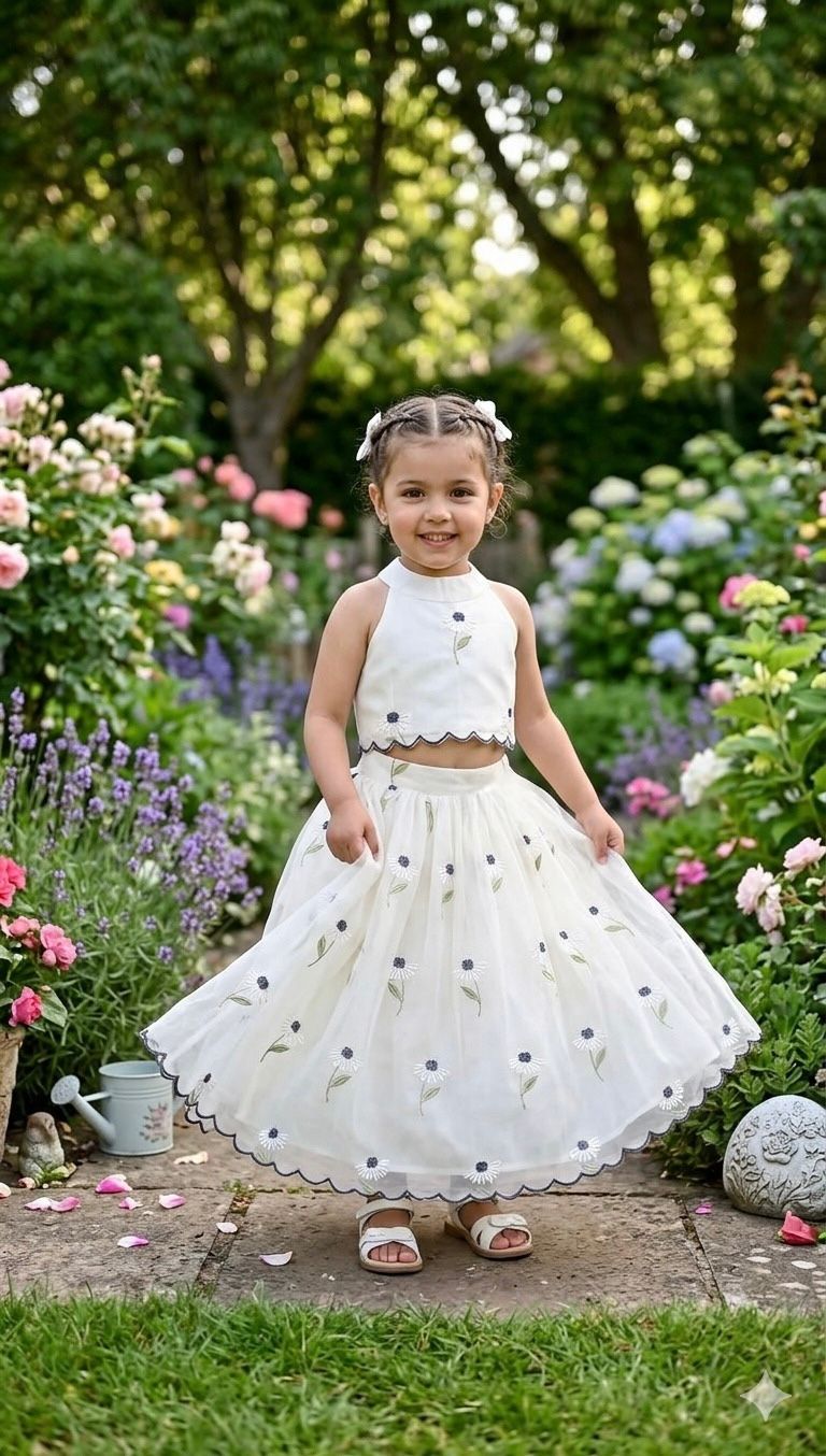 Premium Ethnic Collection: Pure Cora Cotton Lehenga Choli for Girls