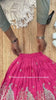 Kids Festive Pink Lehenga with Lavender Floral Blouse