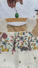 Byzantine Embroidery Work on Pure Khadi Cotton Fabric Kids Frock