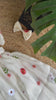 Girls Floral Embroidered Ethnic Crop Top and Skirt Set with Back Bow