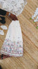 Girls' Off-White Lehenga Choli with Intricate Floral Embroidery