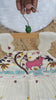Vibrant Luxury Embroidery Work on Khadi Cotton Fabric Kids Frock