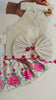 Girls Embroidered Ghagra Choli Set with Scalloped Border
