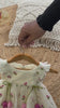 The Enchanted Garden: Hand-Embroidered Chanderi Silk Tulip Frock
