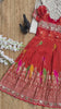 Elegant  Dola Silk Fabric Gown for Girls