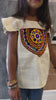 Navratri Special Ethinic Mirror Work Cotton Fabric Kids Top